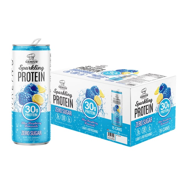 Genius Gourmet Clear Protein Drink 12 fl oz / 15 Pack