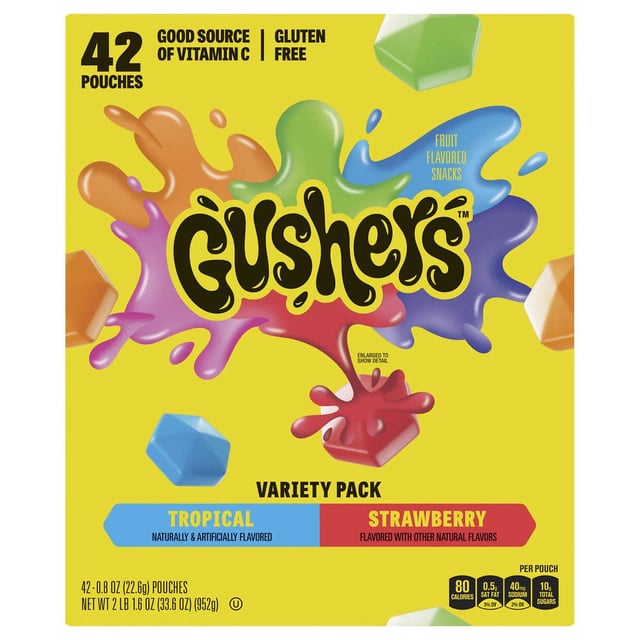 Fruit Gushers Variety 42 Count Box