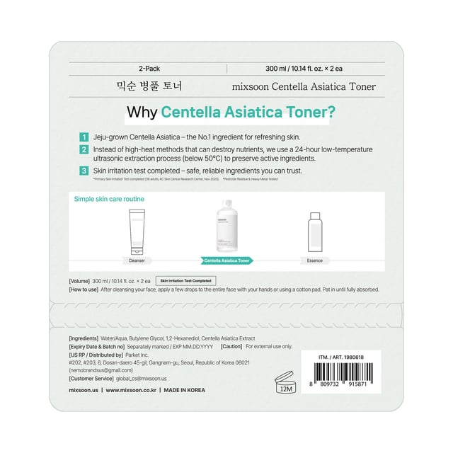 Mixsoon Centella Asiatica Toner