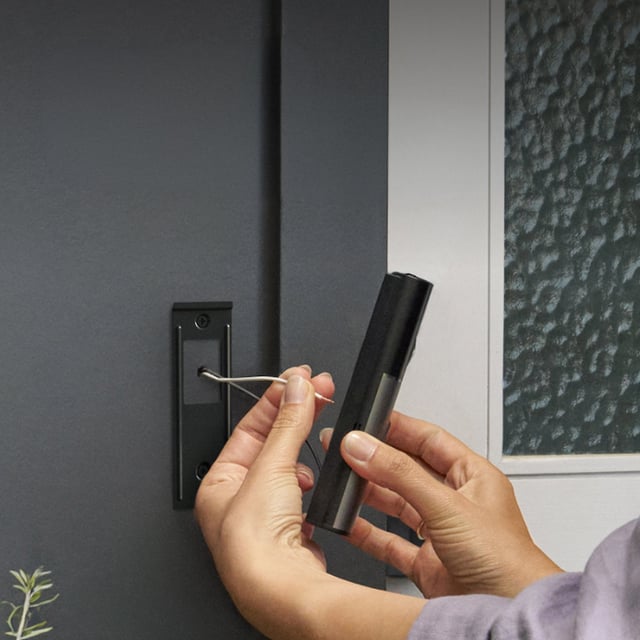 Ring Wired Doorbell Pro 4K - Deep Silver