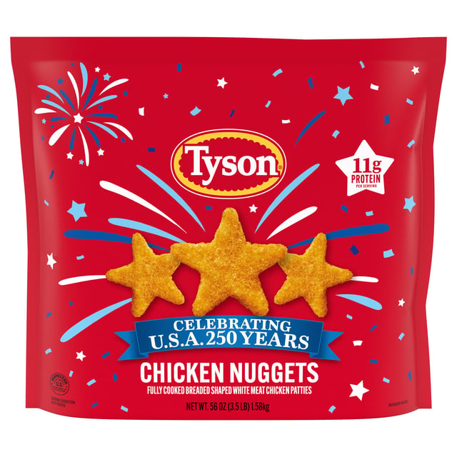 Tyson U.S.A. 250th Anniversary Chicken Nuggets 56 oz