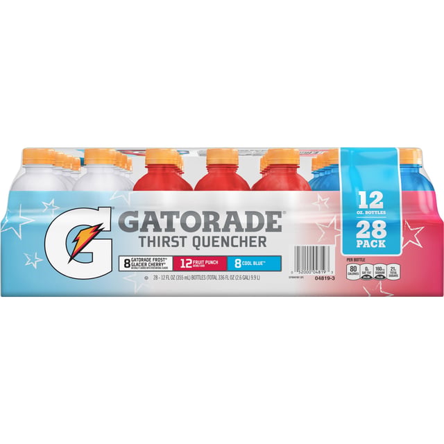 Gatorade Thirst Quencher, Liberty Variety Pack, 12 fl oz, 28-Count