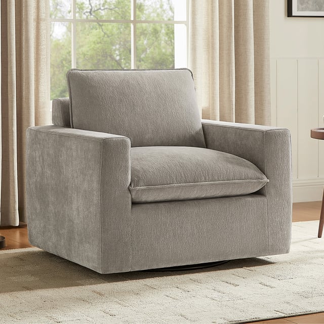 Sereen Fabric Swivel Accent Chair
