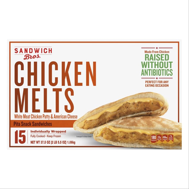 Sandwich Bros Chicken Pita Melts 15/2.5 oz