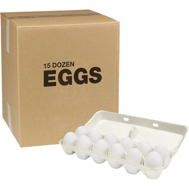 Grade AA Cage Free Large Eggs 15/12 CT Cartons