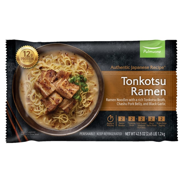 Pulmuone Tonkotsu Ramen, 10-Pack, 42.53 oz