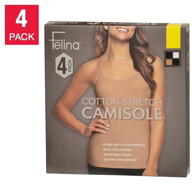Felina Women's Camisole 4-Pack