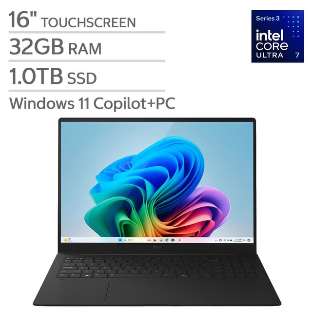 LG gram Pro 16" Copilot+ PC - Intel Core Ultra 7 355 - 32GB RAM - 1TB SSD - Windows 11 Home