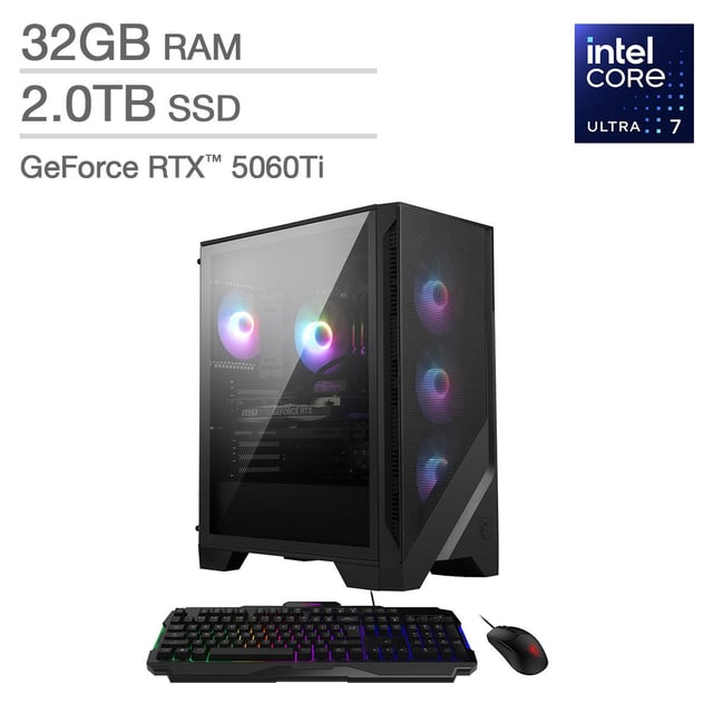 MSI Codex R2 Gaming Desktop Intel Core Ultra 7/32GB/2TB/RTX 5060 Ti