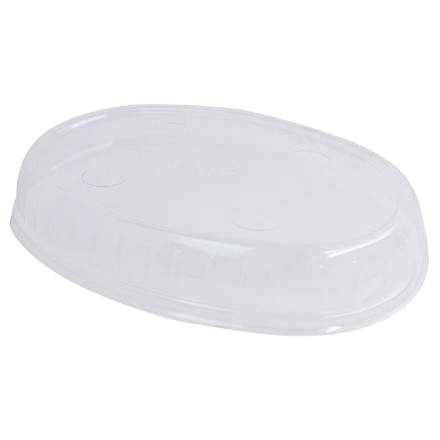 World Centric 32 oz Compostable Burrito Bowl Lid, 100 ct