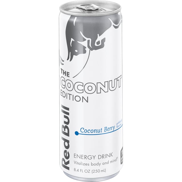 Red Bull Coconut Edition Energy Drink, Coconut Berry, 24-Pack of 8.4 FL OZ Cans