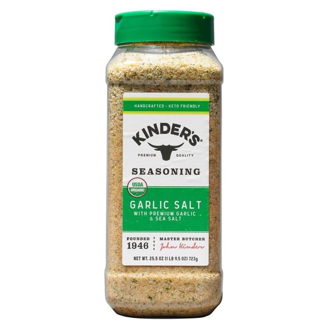 Kinder's Organic Garlic Salt 25.5 oz