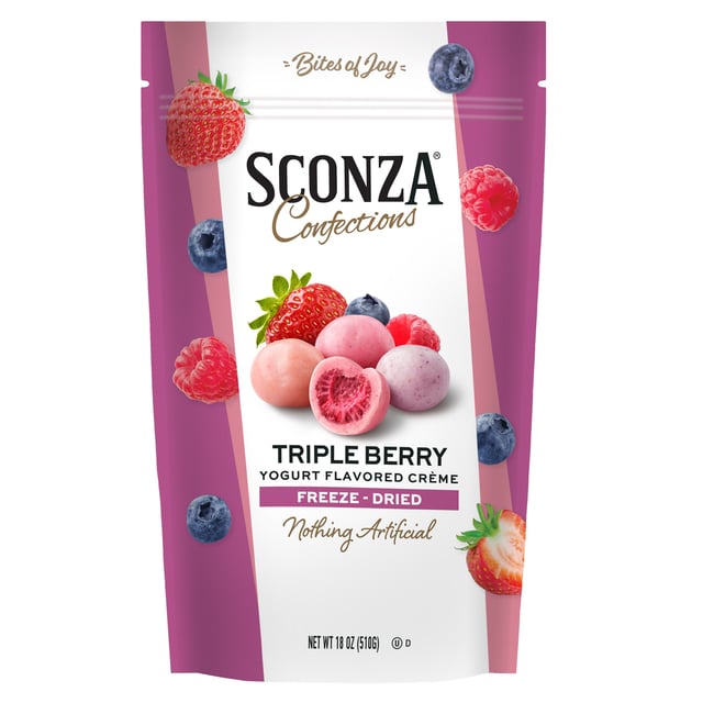 Sconza Freeze Dried Berry Mix, 18 oz