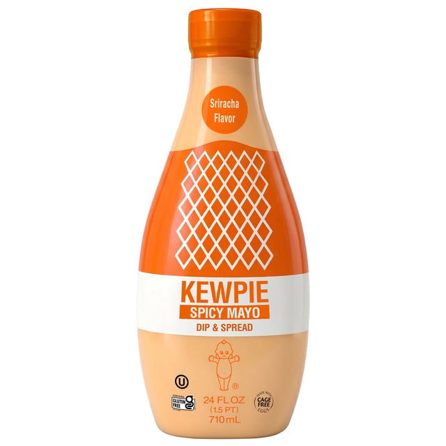 Kewpie Japanese Style Spicy Mayonnaise, 24 oz