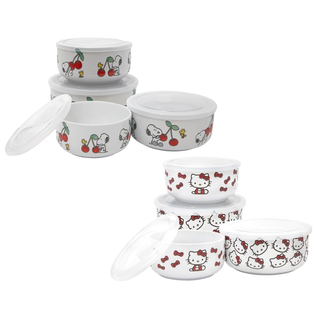 Zrike 8-Piece Ceramic Food Storage Set
