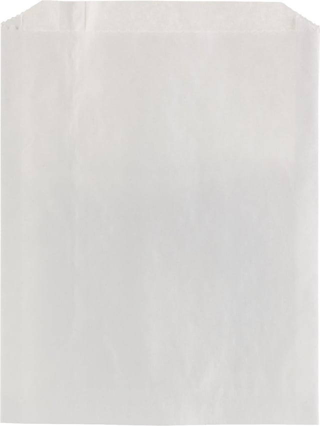 Bagcraft PB19 Grease Resistant Pastry/Sandwich Bag, White, 2000 CT
