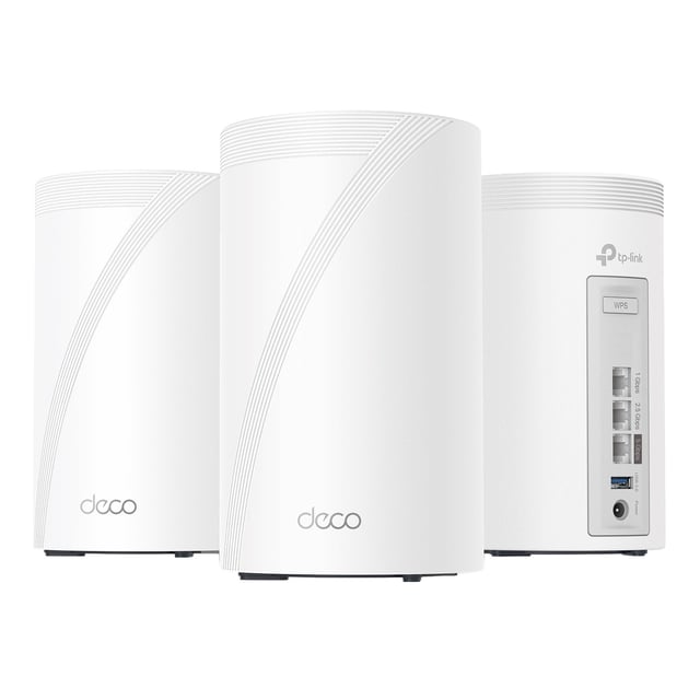 TP-Link Deco BE65 Pro Whole Home Tri-Band Wi-Fi 7 Mesh System 3-Pack