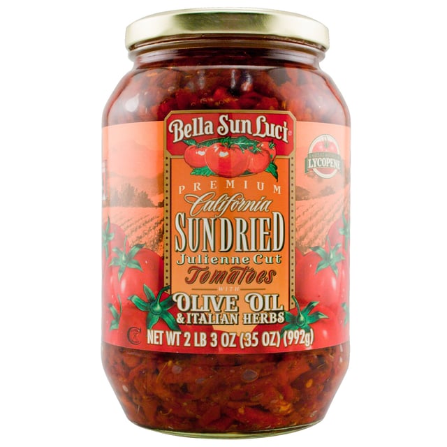Bella Sun Luci Sun Dried Tomatoes in Olive Oil, 35 oz