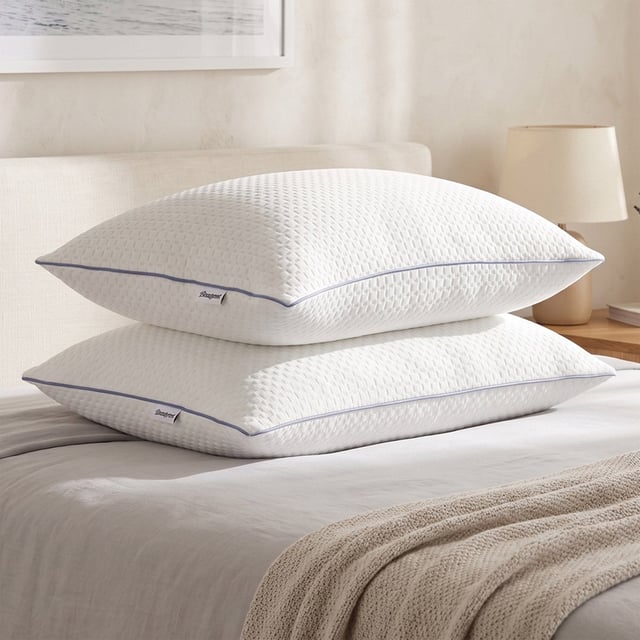 Beautyrest Cooling Cluster Foam Pillow, Standard/Queen Size, 2-Pack
