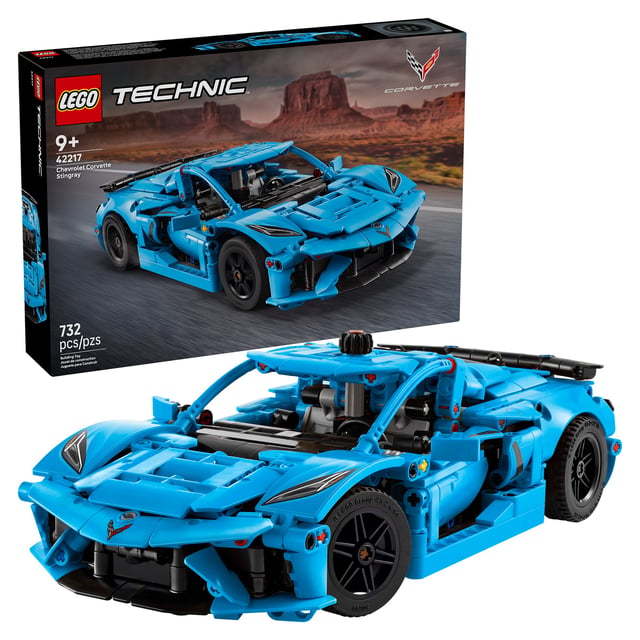 LEGO Technic Assorted Chevrolet Corvette Stingray or Toyota Supra MK4