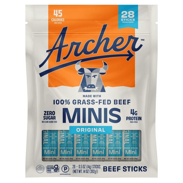 Country Archer Grass-Fed Beef Sticks 14 Ounces