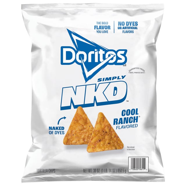 Doritos Simply NKD Cool Ranch Tortilla Chips, 30 oz
