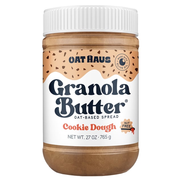 Oat Haus Cookie Dough Granola Butter Spread 27 Ounce Jar