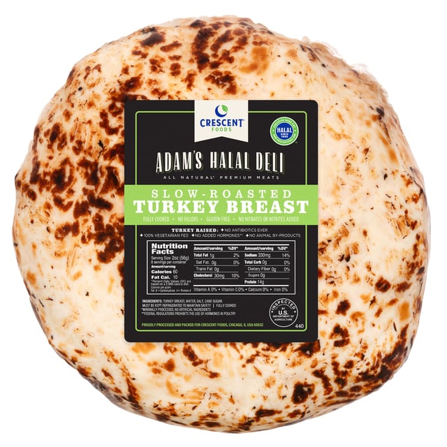 Halal Turkey Breast Slow Roasted Per Lb