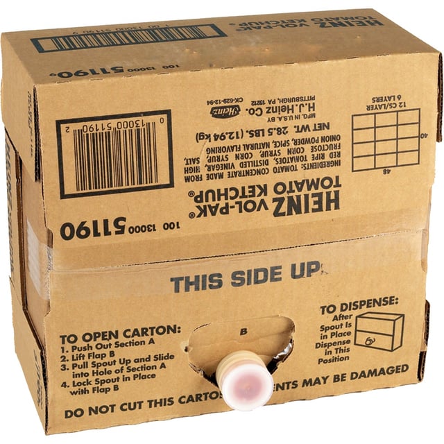 Heinz Vol-Pak Tomato Ketchup 3 Gallon Bag-In-Box