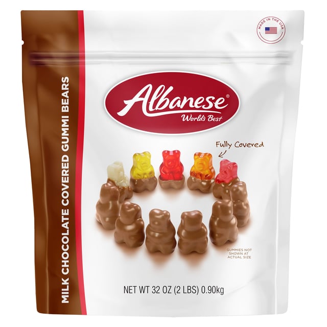 Albanese Chocolate Gummi Bears 32 Ounce Bag