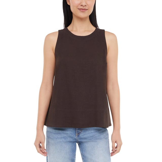 Banana Republic Women's Linen Blend Sleeveless Top