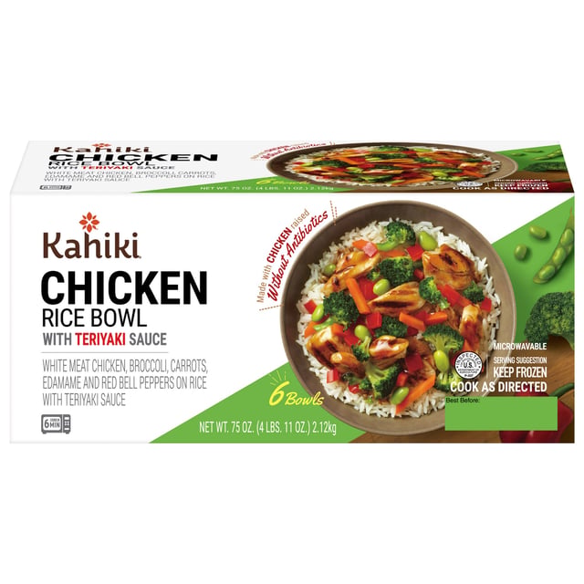Kahiki Chicken Teriyaki Bowl, 6 Count, 75 Ounces