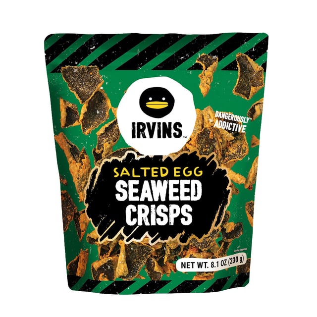 IRVINS Salted Egg Seaweed Crisps 8.1 oz