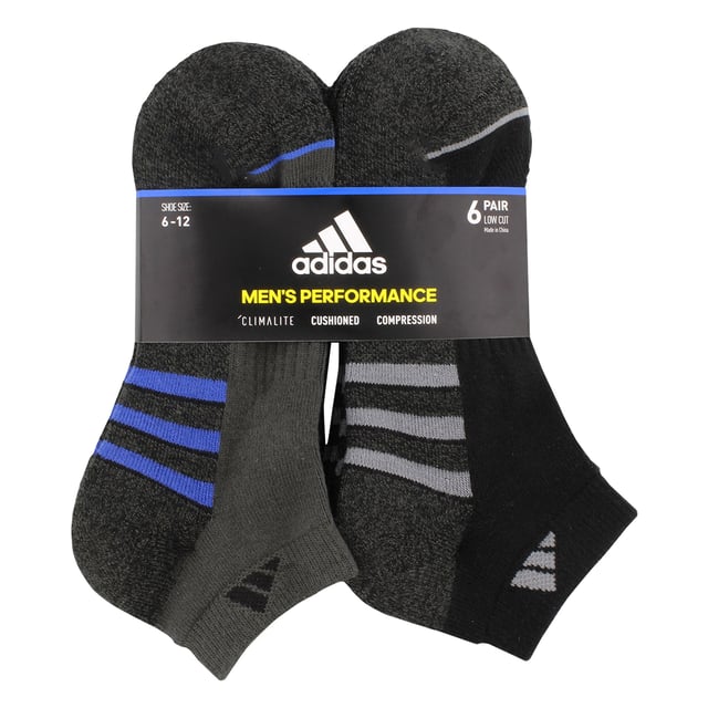 Adidas Men's Low Cut Sock 6-Pair