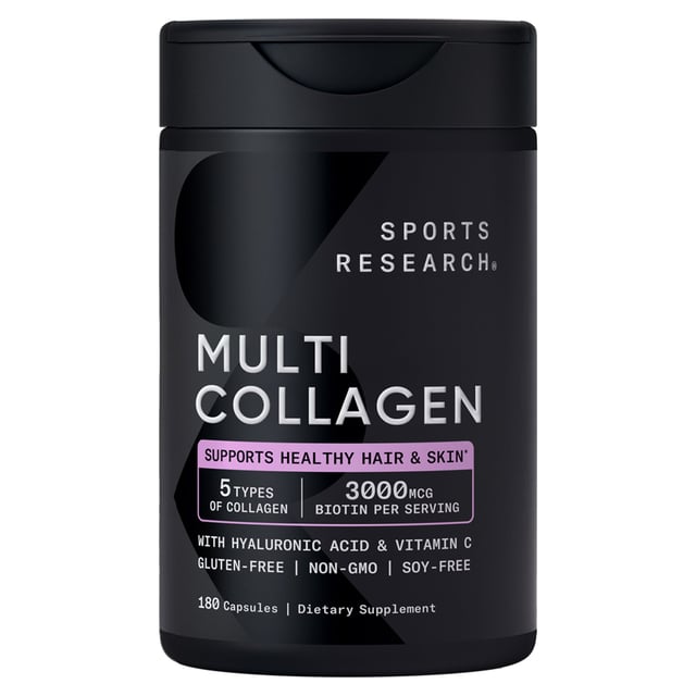 Sports Research Multi Collagen Complex 180 Capsules