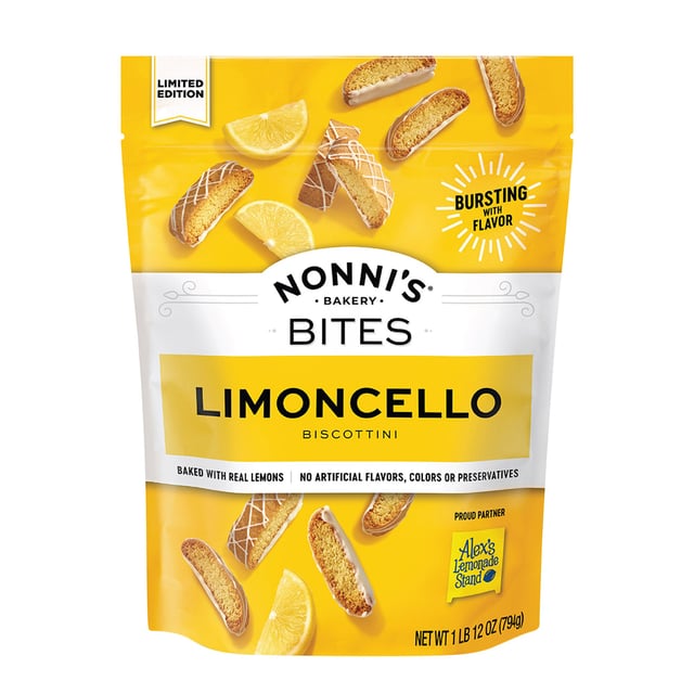 Nonni's Limoncello Biscotti Bites 28 oz