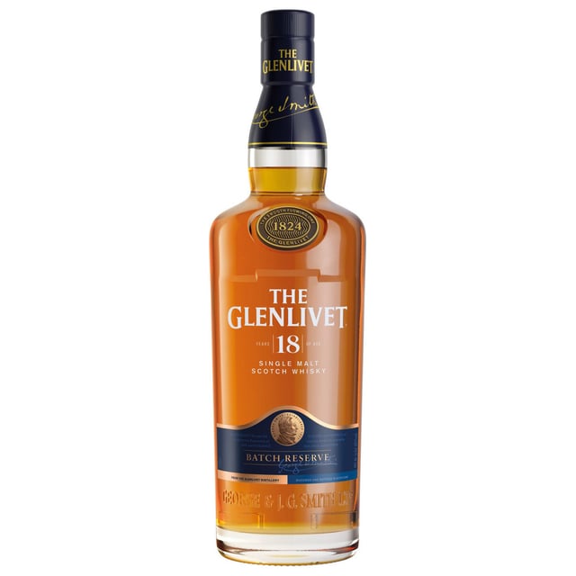 The Glenlivet 18 Year Single Malt Scotch Whisky Scotland 750ml
