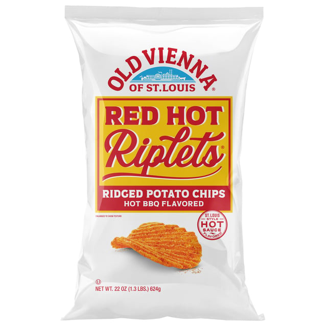 Old Vienna Red Hot Riplets 22 Oz Bag