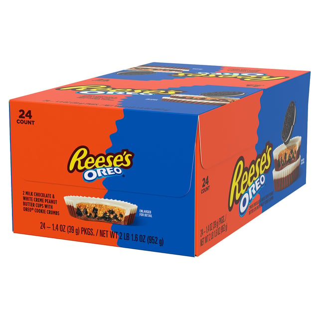 Reese's OREO Peanut Butter Cups, 1.4 oz, 24 Count