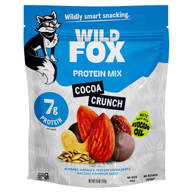 Wild Fox Chocolate Crunch Protein Mix, 26 Ounces