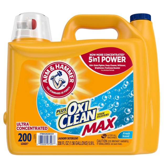 Arm & Hammer Plus OxiClean Max HE 200 fl oz (6.25 qts)