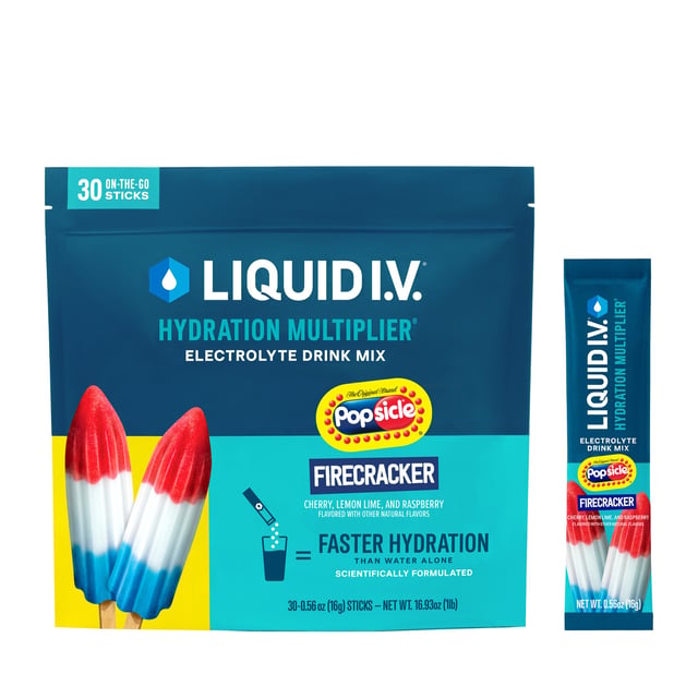 Liquid I.V. Hydration Multiplier Firecracker, 30 Count