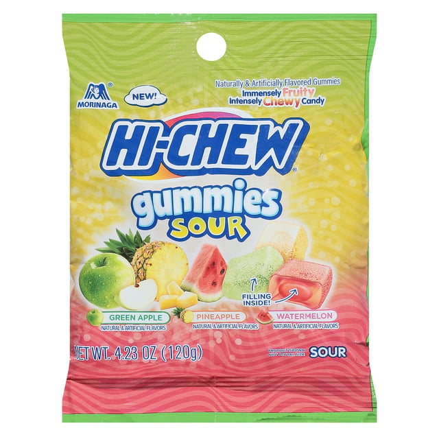 Hi-Chew Sour Gummies, 9-Pack (4.23 oz each)