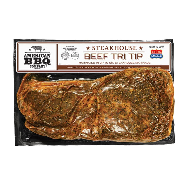 American BBQ Company USDA Choice Steakhouse Beef Tri Tip, Per Lb