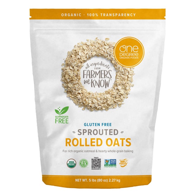 One Degree Gluten-Free Organic Rolled Oats 80 oz