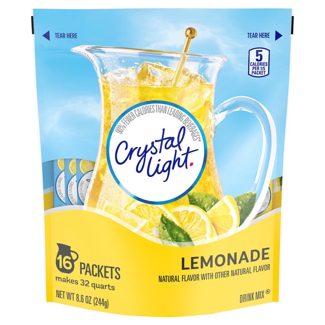 Crystal Light Lemonade Drink Mix 8.6 oz (0.537 lb)