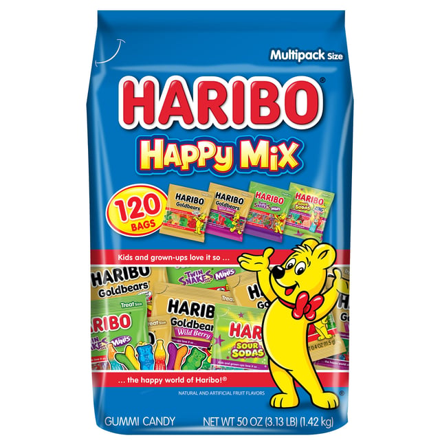HARIBO Happy Mix 120 CT (50 oz)