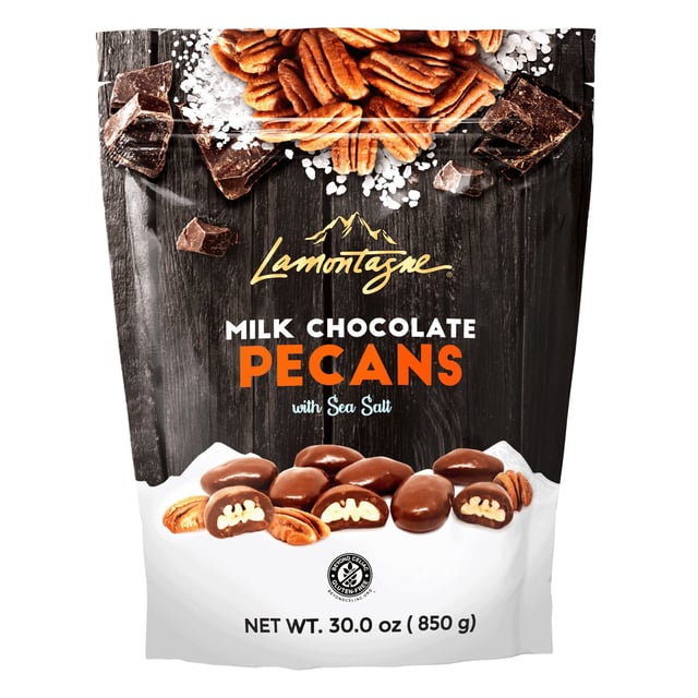 LaMontagne Milk Chocolate Pecans 30 oz