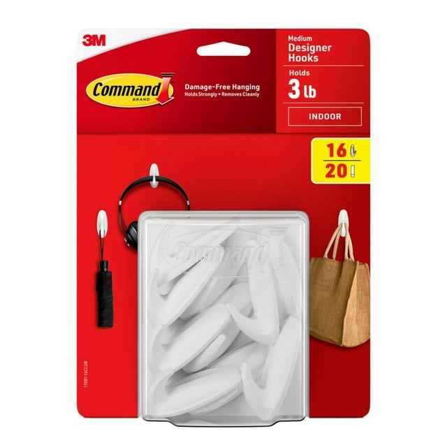 3M Command Medium Designer Hook