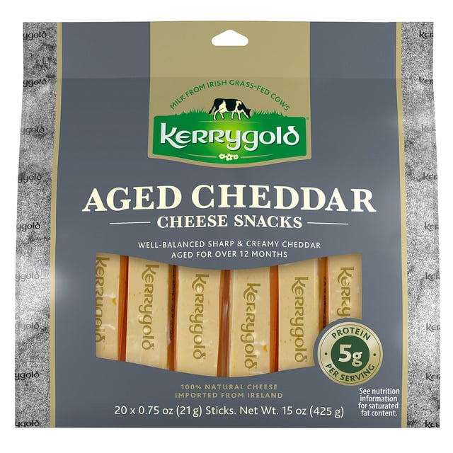 Kerrygold Aged Cheese Snacks 20/0.75oz (0.93 lbs)